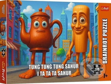 Trefl puzzle BrainRots: Tung Tung Sahur 200 dílků