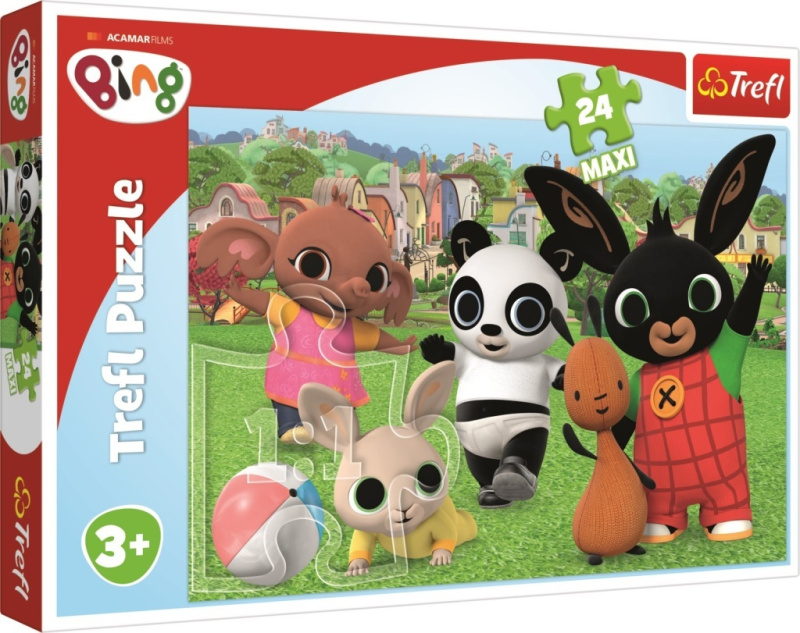 Trefl puzzle 24 Maxi Bing Zábava v parku
