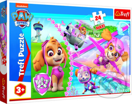 Puzzle MAXI Hrdinská Skye Tlapková patrola 24 dílků