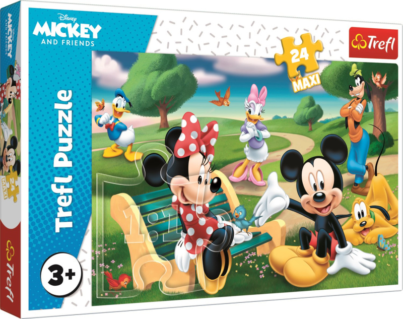 TREFL Mickey Mouse a přátelé MAXI 24 dílků
