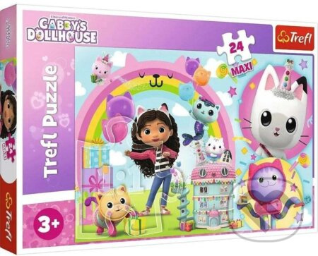 Puzzle 24 dílků Maxi Merry Gabi Cat House