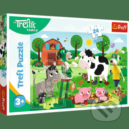 Puzzle Rodina Treflíků Trefliki na vsi
