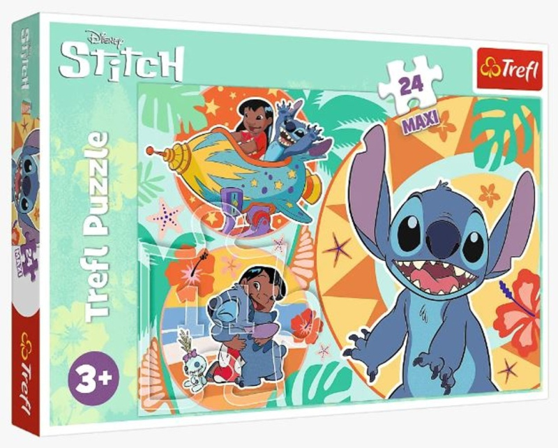 TREFL Lilo&Stitch Šťastný den MAXI 24 dílků