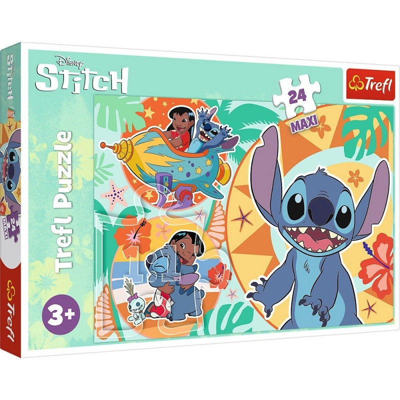 TREFL Lilo&Stitch Šťastný den MAXI 24 dílků