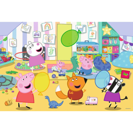 Puzzle 24 maxi – krásná Peppa – Šťastné prase PEPPA od Trefl