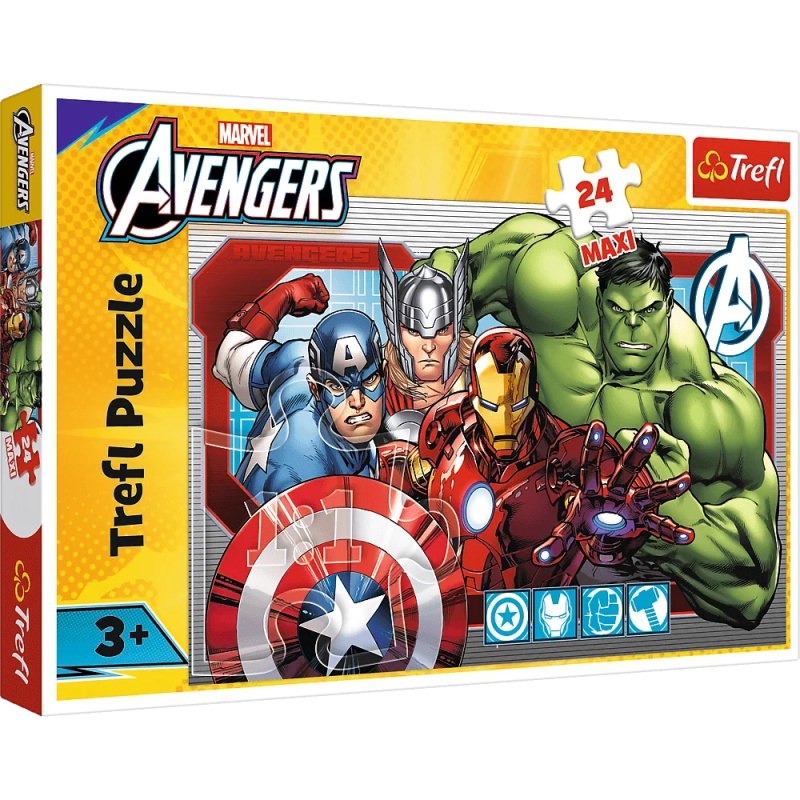 Puzzle 24 Maxi – MARVEL The Avengers – Spravedliví