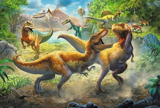 Trefl Bojující dinosauři 15360 160 dílků