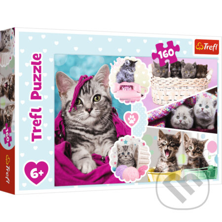 TREFL Puzzle Koťata 160 dílků