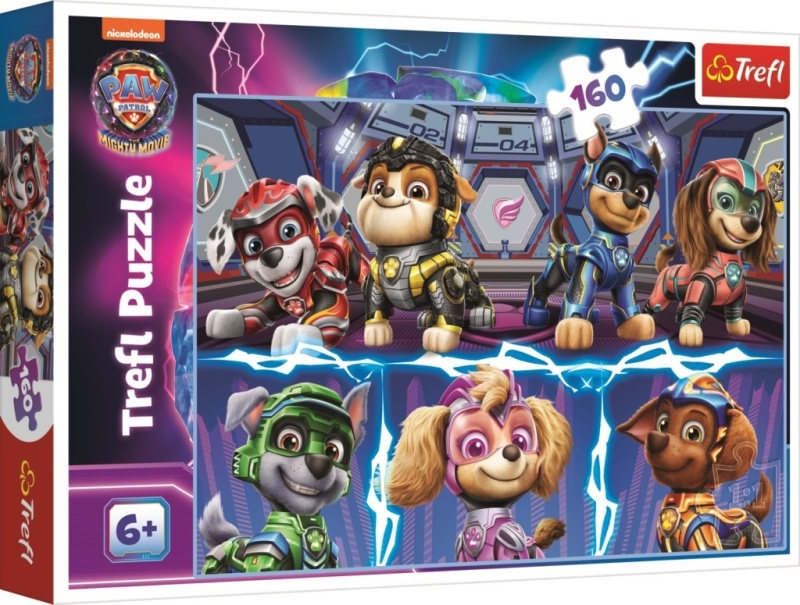 Puzzle Psí přátelé Tlapková patrola/Paw Patrol 41x27,5cm 160 dílků v krabici 29x19x4cm