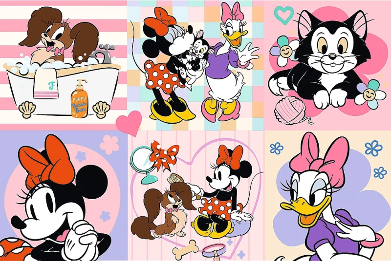Puzzle DISNEY Minnie: barevný den 160 dílků