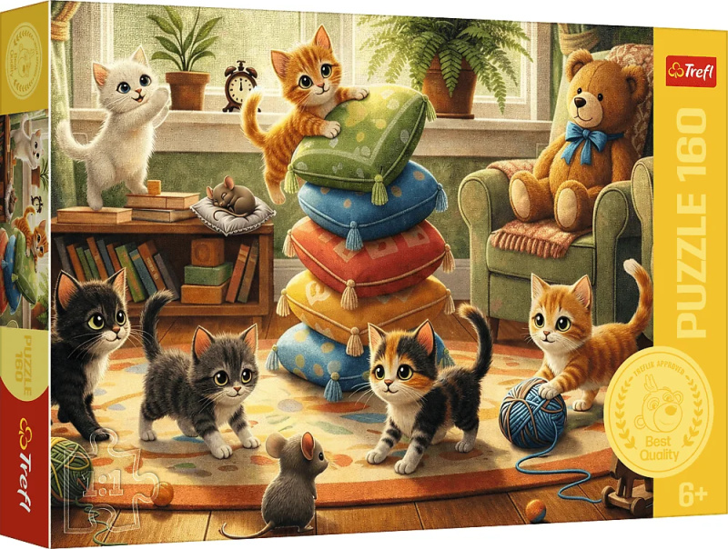 Trefl puzzle Kocie psoty 160 dílků