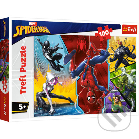 Puzzle Trefl Spider-Man Marvel pro děti 100 dílků
