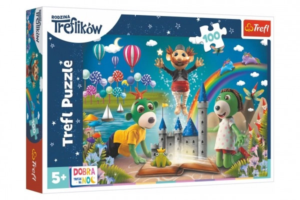 Trefl Pohádkový večer s Treflíky — Dobrou noc Treflíci! 100 dílků