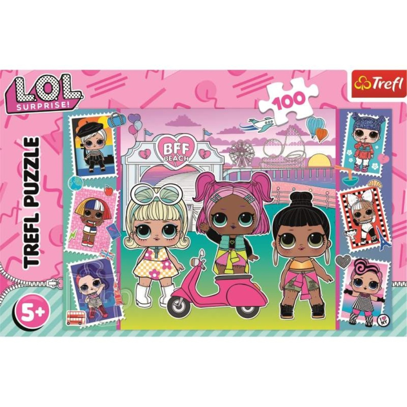 TREFL LOL Surprise: Fotky panenek 100 dílků