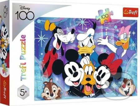 Puzzle Disney 100 let: Zábava v Disney Worldu 100 dílků