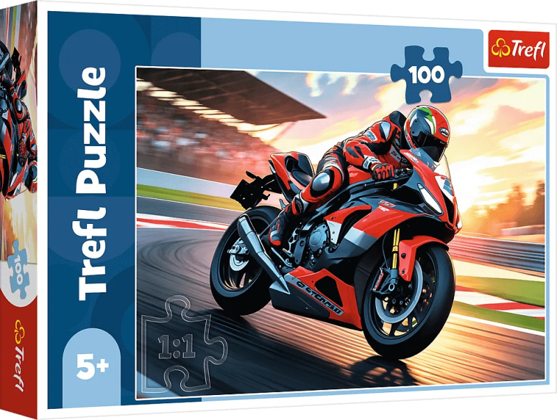 Trefl Puzzle Rychlý Motorkář 100 Dílů