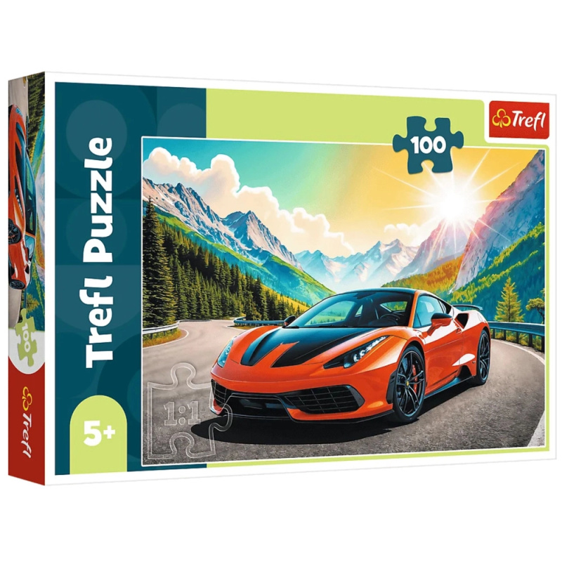 Puzzle 100 dílků – závod s časem Trefl