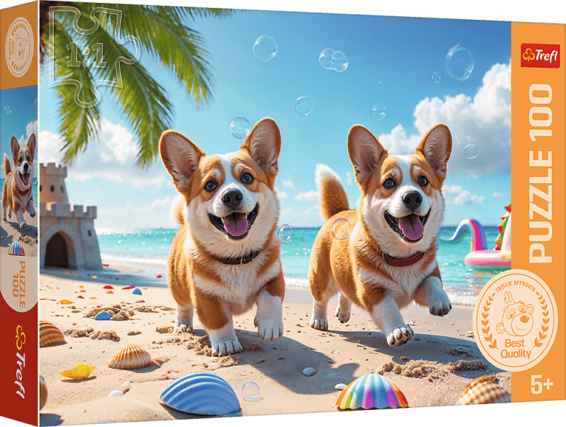Puzzle Trefl Corgi – pejsek 100 dílků