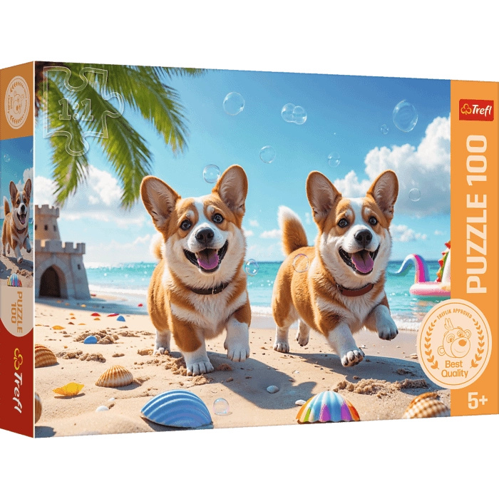 Puzzle Trefl Corgi – pejsek 100 dílků