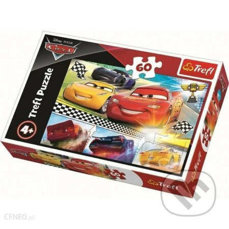 TREFL Puzzle Auta 3: Životní závod 60 dílků