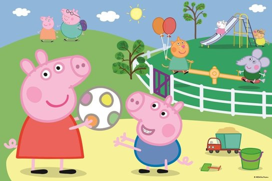 TREFL Prasátko Peppa: Zábava s přáteli 60 dílků