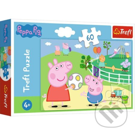 TREFL Prasátko Peppa: Zábava s přáteli 60 dílků