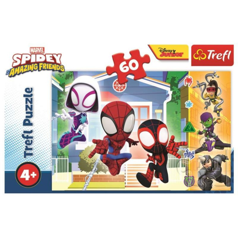 TREFL Spiderman: Ve světě Spideyho 60 dílků