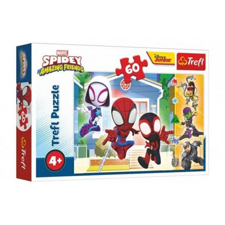 TREFL Spiderman: Ve světě Spideyho 60 dílků