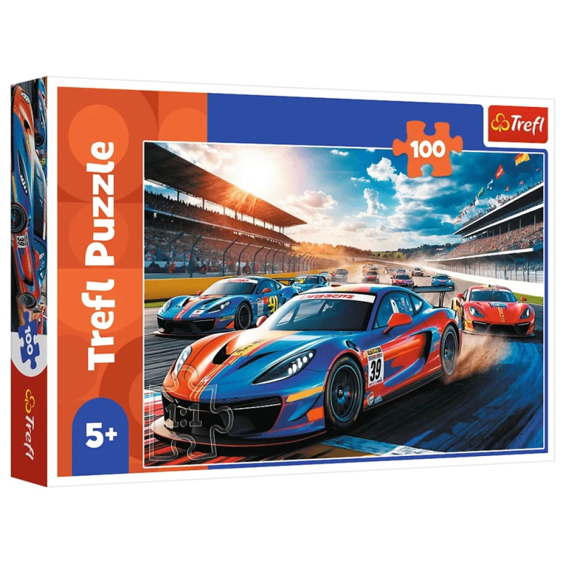 Puzzle 100 – rychlé závodní auto Trefl