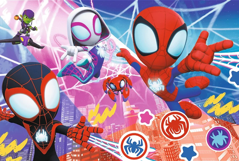 Puzzle Spidey: hrdinské dobrodružství 60 dílků
