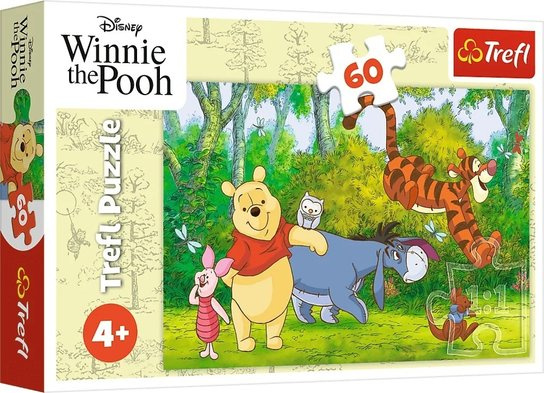 Puzzle Medvídek Pú Chuť medu 60 dílků TREFL