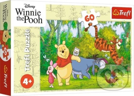 Puzzle Medvídek Pú Chuť medu 60 dílků TREFL