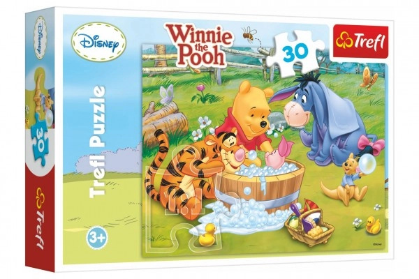 Puzzle Koupel Prosiáčka - Kubuš Pú