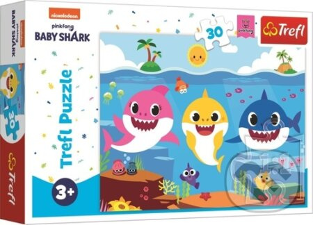 TREFL Baby Shark: Podmořský svět žraloků 30 dílků