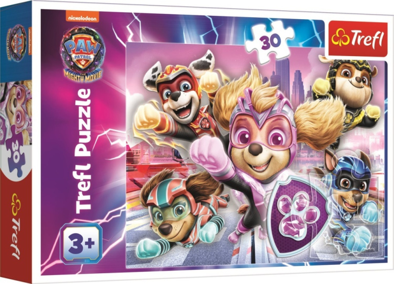 Trefl Hrdinové města Tlapková patrola/Paw Patrol 27x20cm 30 dílků