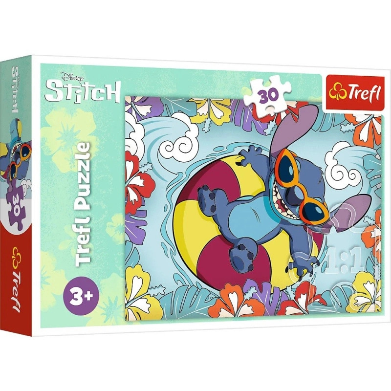 TREFL Lilo&Stitch Na prázdninách 30 dílků