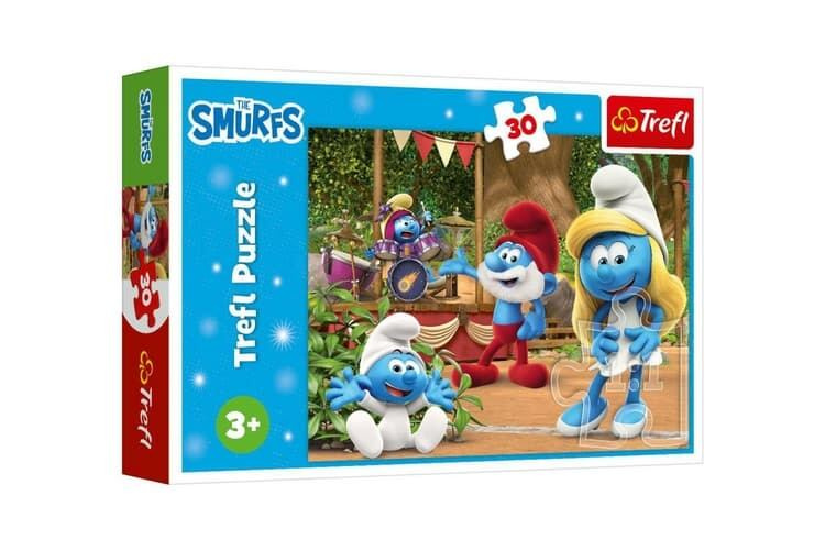 TREFL Puzzle Šmoulové a Šmoulinka 30 dílků