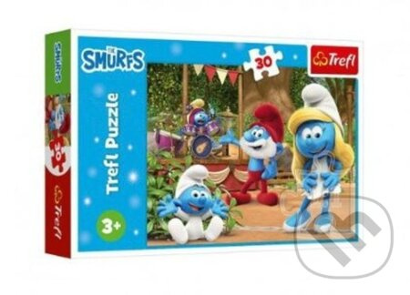TREFL Puzzle Šmoulové a Šmoulinka 30 dílků