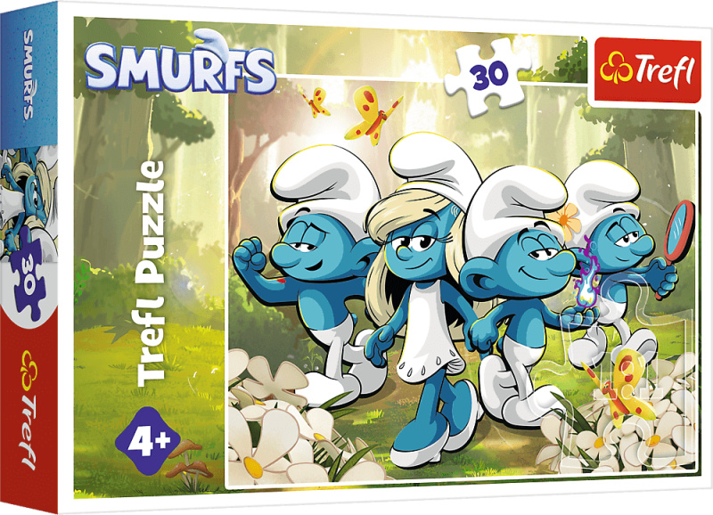 Puzzle Šmoulí Dobrodružství