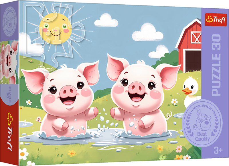 Puzzle Trefl Veselý život na venkově 30 dílků