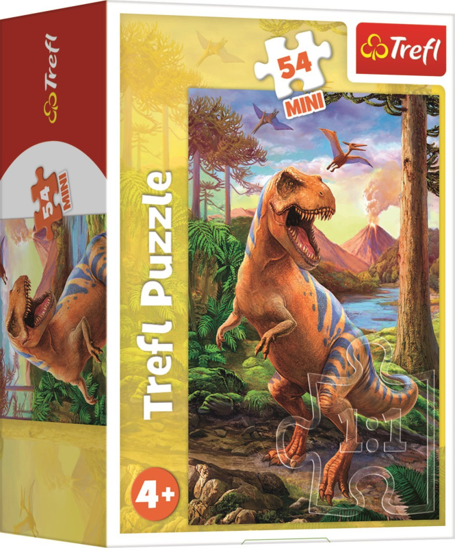 TREFL Puzzle Úžasní dinosauři: Tyrannosaurus 54 dílků