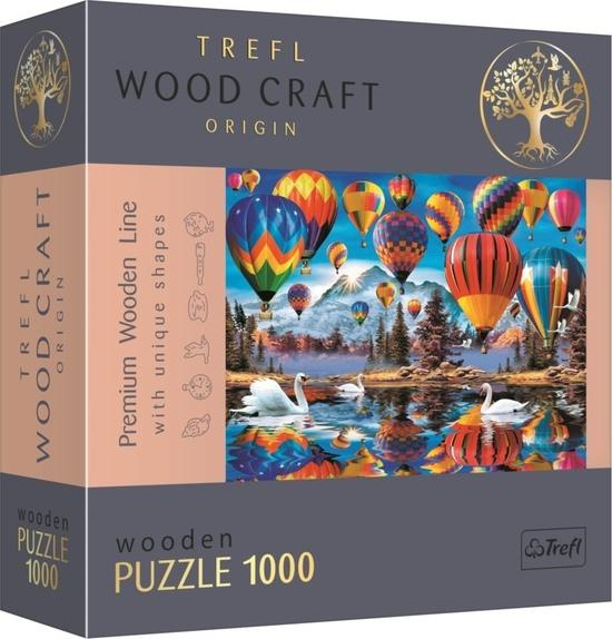 Barevné balóny dřevěné puzzle Trefl Wood Craft Origin