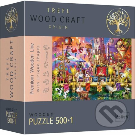 Dřevěné puzzle Kouzelný svět 501 dílků