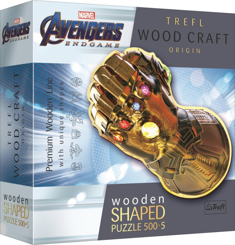 TREFL Wood Craft Origin Marvel Avengers 1000 dílků