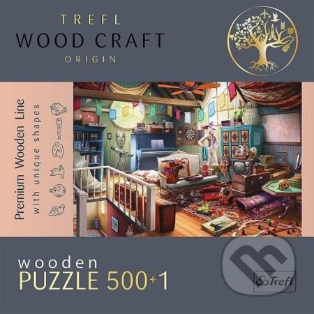 TREFL Wood Craft Origin Poklady na půdě 501 dílků