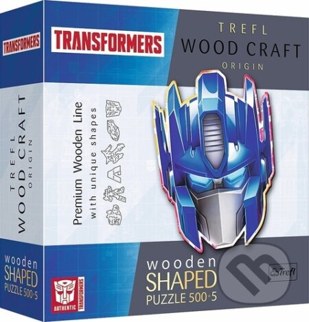 TREFL Wood Craft Origin puzzle Transformers: Optimus Prime 505 dílků