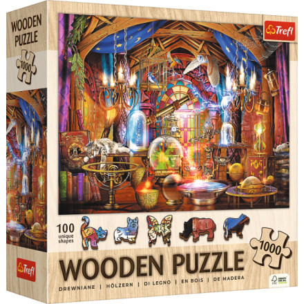 TrefL Dřevěné Puzzle Magická Komnata 1000 Dílky