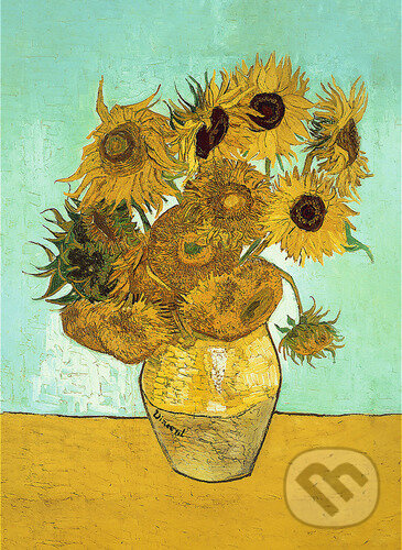 TREFL Dřevěné puzzle Art: Vincent van Gogh - Slunečnice 200 dílků