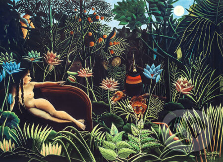 TREFL Dřevěné puzzle Art: Henri Rousseau - Sen 200 dílků