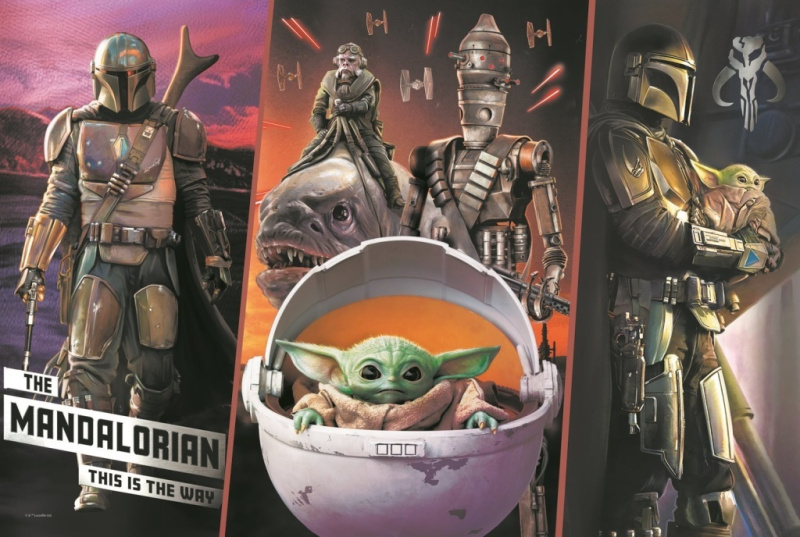TREFL The Mandalorian: Tajemné Baby Yoda 300 dílků